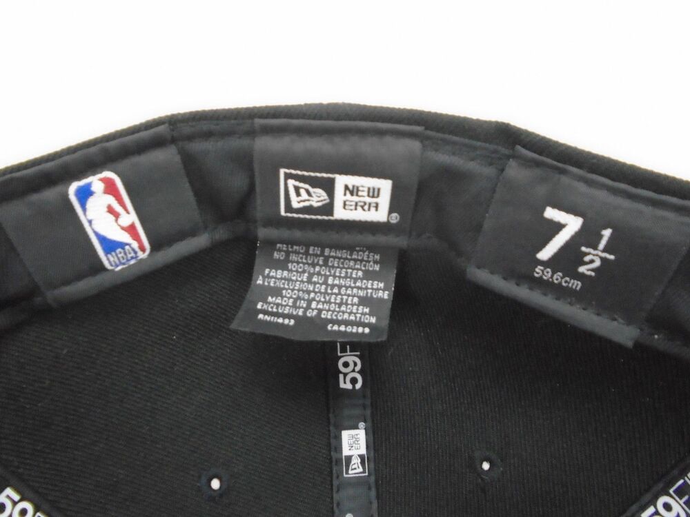 San Antonio Spurs NBA Hat Cap Fitted Hat Cap New Era Size 7 1/2 Basketball - Picture 7 of 7